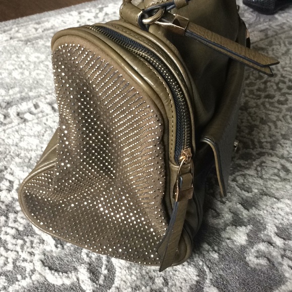 Studded satchel handbag - Picture 2 of 5